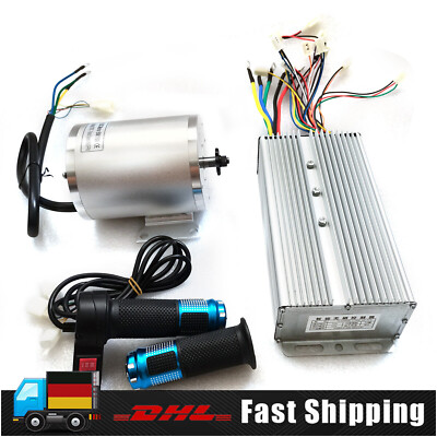 3000W 72V DC Motor Kit with Brushless Controller for Electric Scooter E-Bike NEU