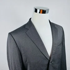 Banana Republic 42L Modern Fit Sport Coat Wool Dark Gray Three Button Vented