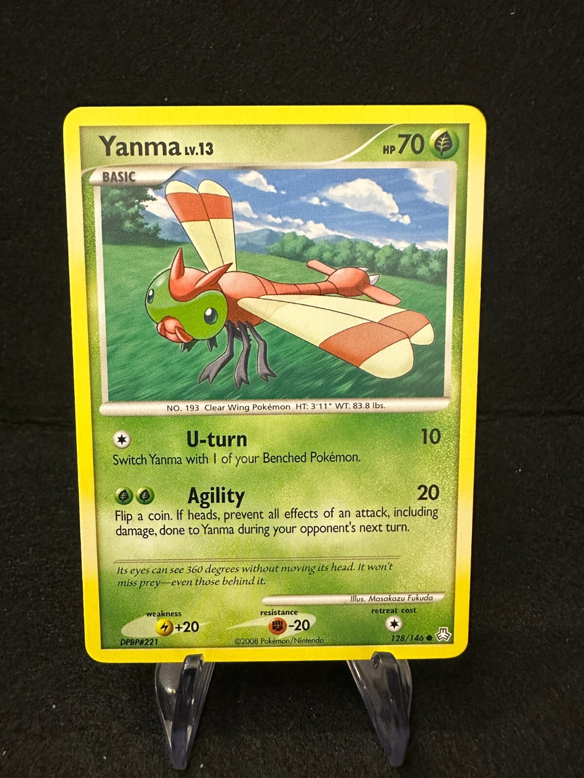 Yanma 128/146, 2008 Legends Awakened, Pokémon, LP
