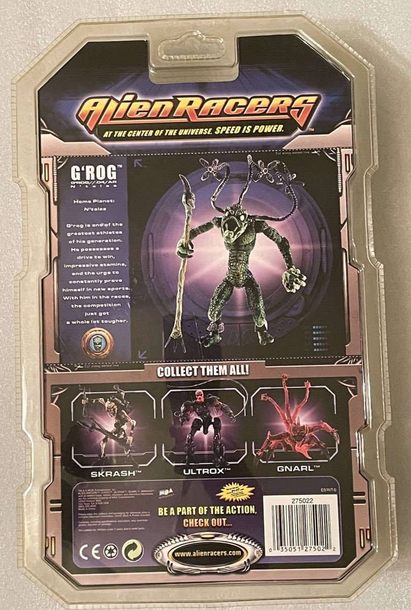 Alien Racers G'rog Series One Action Figure w/Comic Book & Poster