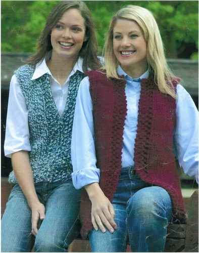 KNITTING PATTERN Ladies Waistcoat 