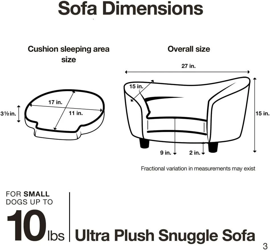 Enchanted Home Pet Ultra Plush Snuggle Pet Bed – Soft, Cozy Dark Grey Pet Bed fo - Image 4 of 4