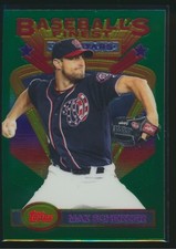 2020 Topps Baseball's Finest Flashbacks All-Stars #95 Max Scherzer Nationals