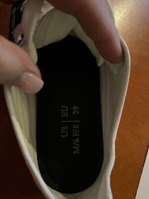 unisex game controller NES white canvas tennis shoes low top Wm Sz 8 Men Sz 6