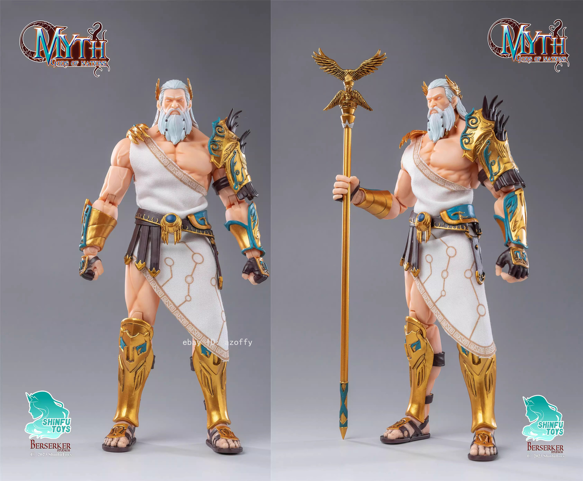 BerserkerStudios 1/12 MYTH GODS OF NATIONS M-01 ZEUS Figure BerserkerStudios 1/12 MYTH GODS OF NATIONS M-01 ZEUS Figure