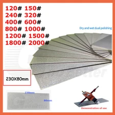 Diamond Sharpening Stone Whetstone Knife Sharpener 120-2000 Grit Fine / Coarse