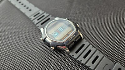 Vintage Citizen Uhr D130 Alarm Chronograph Shock Sensor Japan Made
