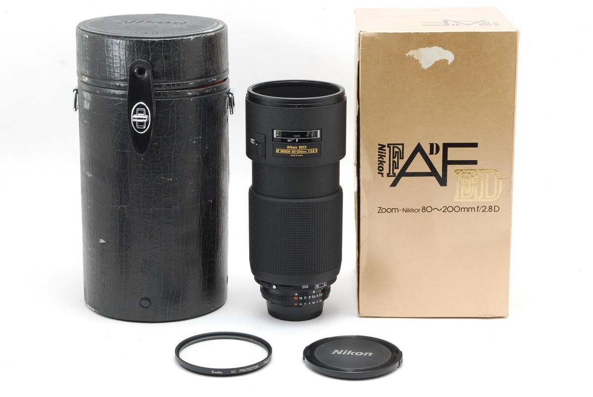 【ケース付き】 ニコン AF Nikkor 80-200mm F2.8 D ED Top MINT in Box] Nikon AF Zoom-Nikkor 80-200mm f2.8D ED Lens
