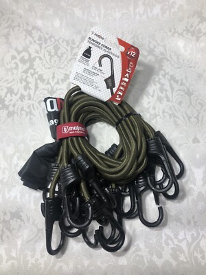 Magma Bungee Cords 12 Pack 29.5 In. Heavy Duty Cable Car Truck Trailer Ties