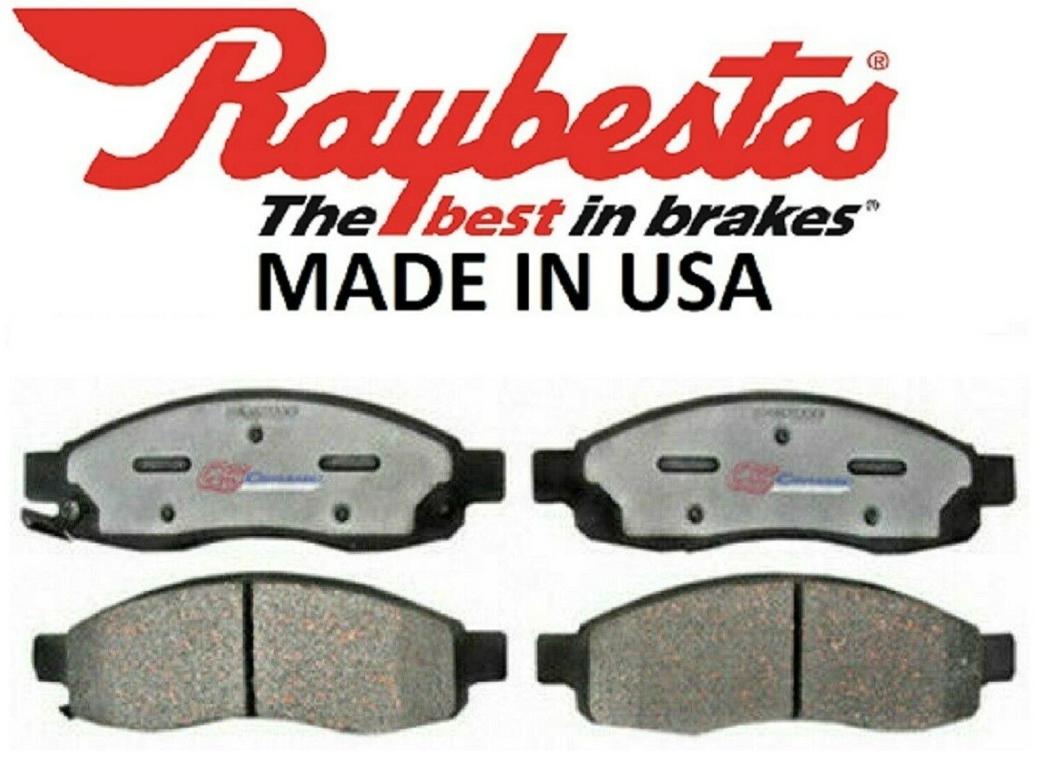 Disc Brake Pad SetQuiet Stop Premium Ceramic Front RAYBESTOS PGD1015QS