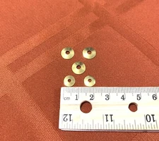 Antique Clock Parts- German-American Clock Hand Washer With Round Hole (5pieces)