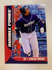 Jhoan Urena Card 2018 Binghamton Rumble Ponies Team Card