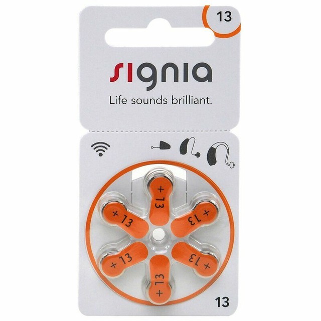 30 X Siemens Signia Hearing Aid Batteries 13 P13mf 1 45v Pr48 for sale