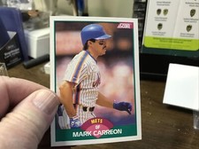Mark Carreon 1989 Score Rookie/Traded #108T Mets
