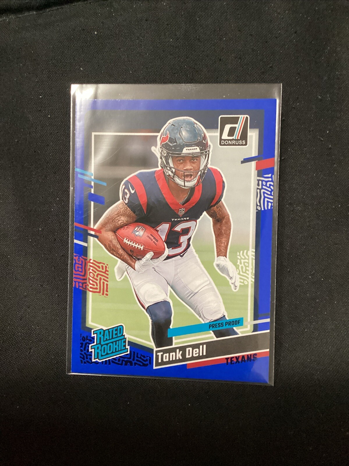 2023 Donruss Tank Dell #341 Rated Rookie Press Proof Blue                    A25