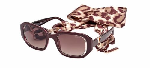 NWT GUESS SUNGLASSES GU 7595 66F 56MM SHINY RED/GRADIENT  display picture 3