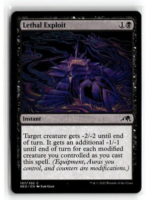MAGIC TG: Kamigawa: Neon Dynasty #107 Lethal Exploit- Common.M2A