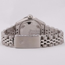 Rolex Lady Datejust 26mm Stainless Steel Jubilee Black Roman Dial Fluted Bezel 5