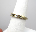 10K Yellow Gold 1/4 CTW Diamond Band Ring Size 7.25 - 7.5 [R346] — photo 3