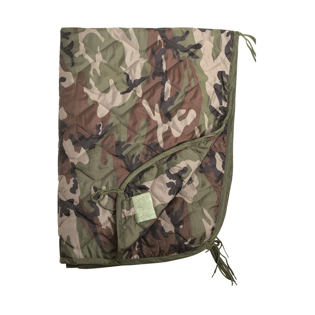 Mil-Tec US Style Poncho Liner Quilted Blanket CCE Camo Bivy Camp Biking
