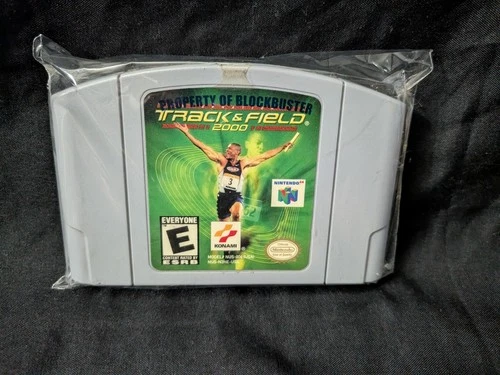 International Track & Field 2000 N64 Nintendo 64, 2000 Blockbuster Stickers