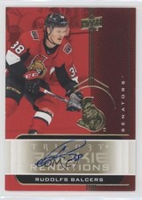 2019-20 Trilogy Rookie Renditions Gold Foil Signatures Rudolfs Balcers Auto aw2