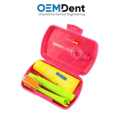 CURAPROX Travel Set Toothbrush Toothpaste Interdental Brushes Oral Care Kit