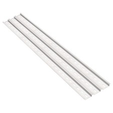 3pcs 500mm Long 35mm Wide 7.5mm High Silver DIN Rails Aluminum Rails