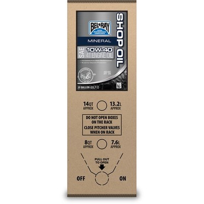 Bel-Ray Shop Oil - 10W-40 - 6/Gallon - Bag-In-Box 301290150033