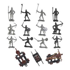 Medieval Soldiers Model Action Figure Soldier Toys Plastic Army Set Toys Figures