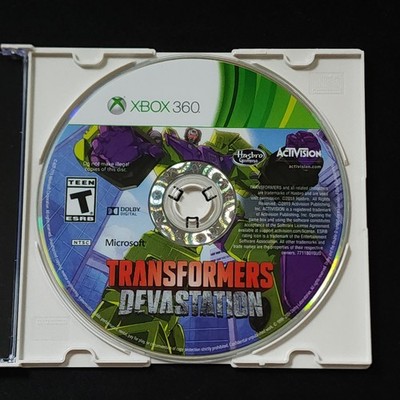 Transformers: Devastation Xbox 360 NTSC-U/C Tested Disc Only