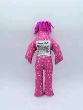 DAMMIT DOLL 12” Plush Stuffed Stress Relief Pink /white/ Stars