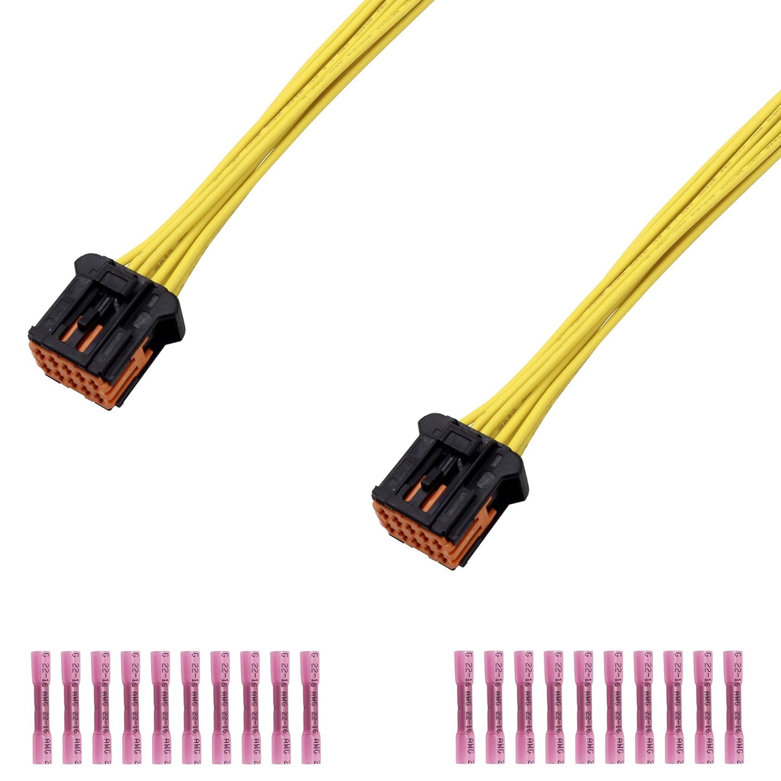 Connectique siège chauffant Citroën Jumpy double faisceau 1609939180 - 3