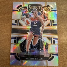 2024 Panini Select WNBA Celeste Taylor Silver Prizm Rookie Card-#16 Mercury