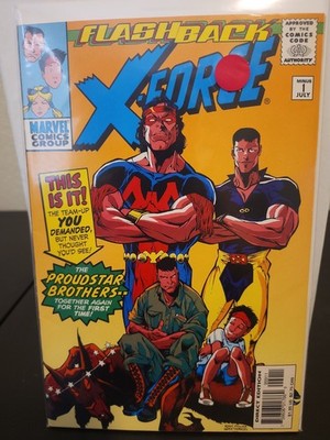 X-FORCE #-1 (MINUS 1) FLASHBACK EVENT - 1997. The PROUDSTAR Brothers!