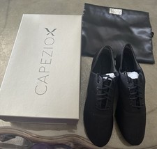 CAPEZIO BR74 Women  s Practice Ballroom Dance Shoes Black Canvas 8W New  Other 