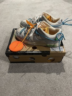 Off White Dunk Low Lot 2 Size 10.5 Used With Box