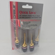 Monster Quick Lock Flex Tip Modular Speaker C...