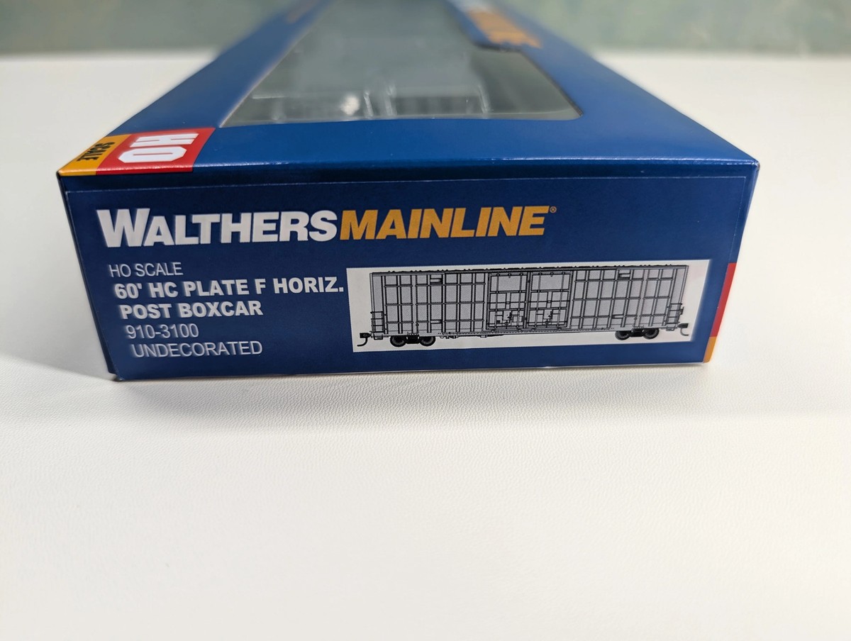 WalthersMainline 910-3100 HO Scale 60' HC PlatePost Box Car