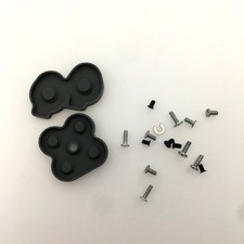 Replace Buttons Silicone Conductive Rubber Pad Screw sets for Game Boy Micro GBM