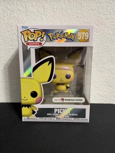 Funko Pop Pokémon Pichu Pearlescent Pokemon Center Exclusive 579