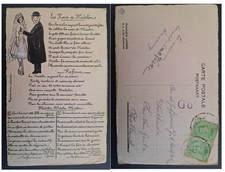 1919 Belgium Postcard ties 2X 5c Green Albert 1st stamps GENT GAND 29 III 19 cds