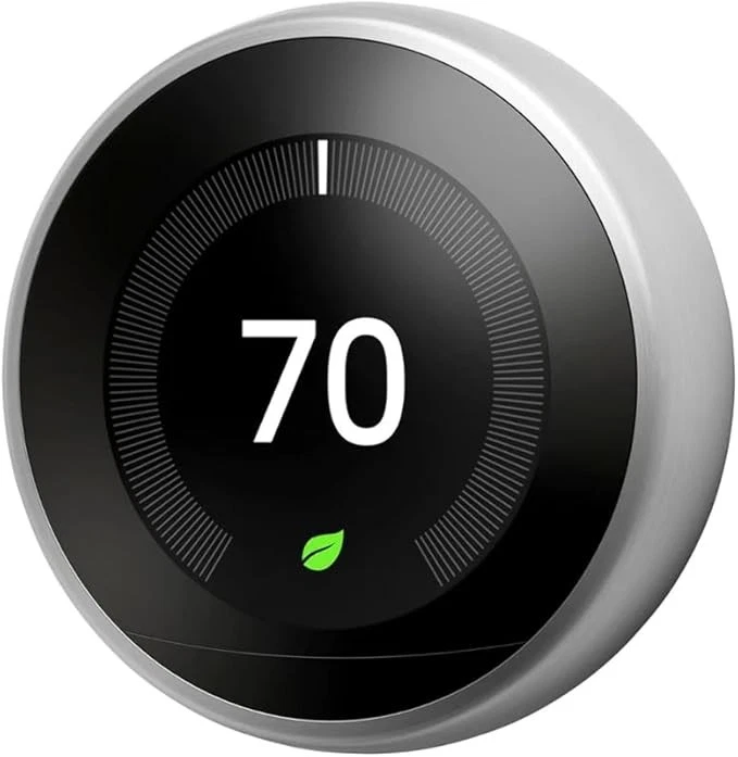 Nest Learning Thermostat 3rd Gen T3007ES WiFi Smart Programmable White