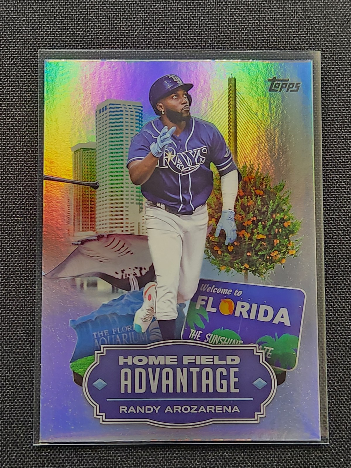 2023 Topps Update Seris Randy Arozarena Home Field Advantage  ( Tampa Bay Rays)
