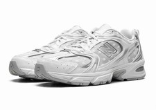 New Balance 530 White Silver Metallic Polka D...