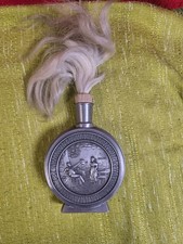 Antike Zinnflasche Flachmann Vintage Nostalgie #4