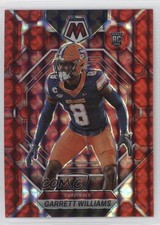 2023 Panini Mosaic Rookies Red Mosaic Prizm Garrett Williams #321 13ln