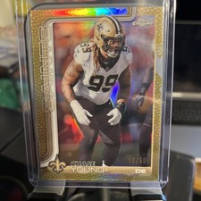 2025 Topps Chrome Chase Young Pigskin Gold 10/50