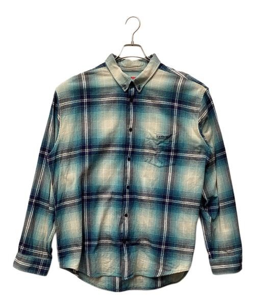 SUPREME Shadow Plaid Flannel Shirt Blue x Navy | eBay SUPREME Shadow Plaid Flannel Shirt Blue x Navy | eBay