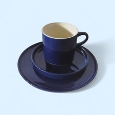 Melitta Stockholm kobalt blau Kaffeegedeck Kuchenteller Kaffeetasse Untertasse ,